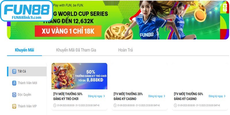 Link Vào FUN88 An Toàn Và Cách Lấy Link Uy Tín Nhất 19 Đánh giá FUN88 qua chính sách khuyến mãi thiết thực