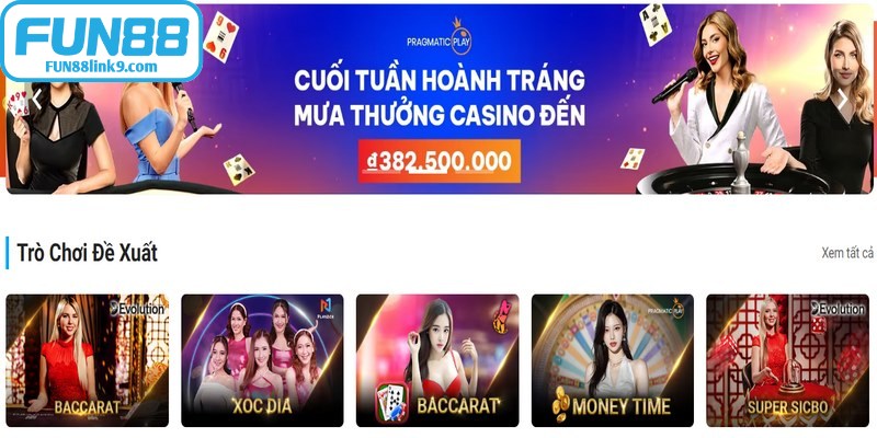 Chương trình khuyến mãi rõ ràng giá trị thật về FUN88 có uy tín không