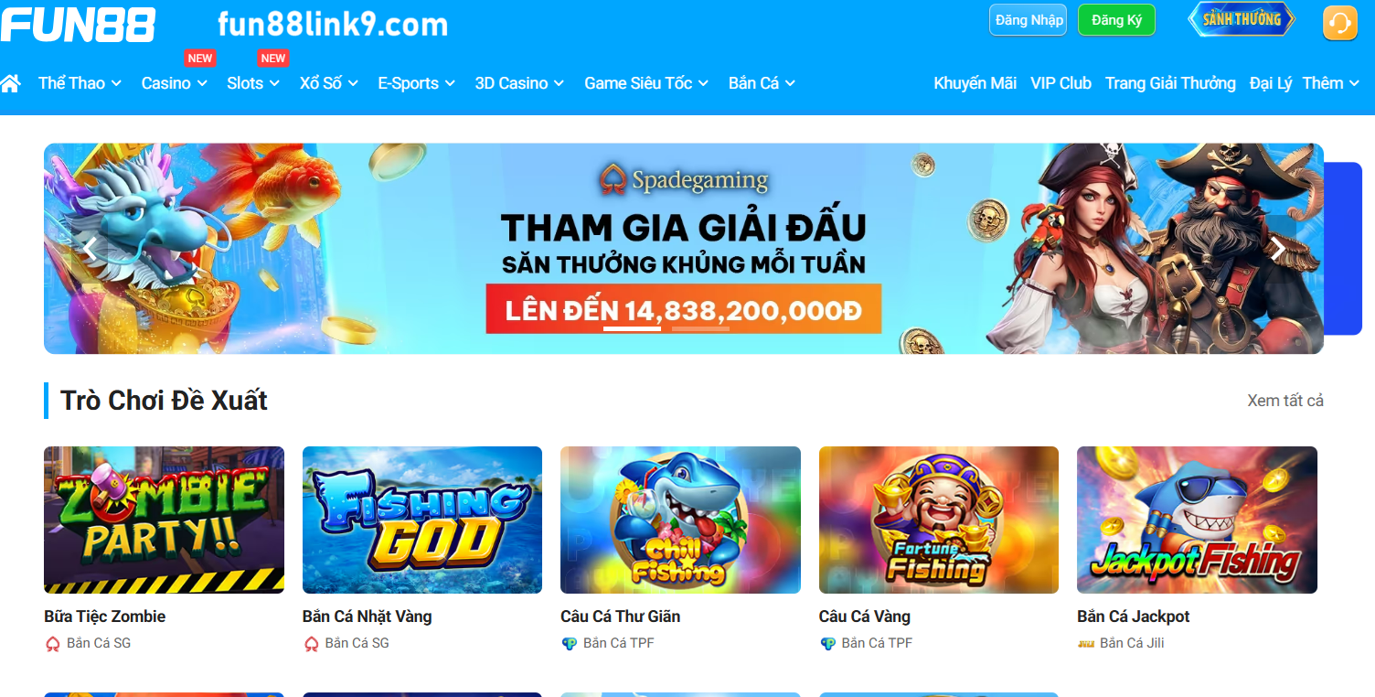 fun88 Sảnh bắn cá trực tuyến fun88